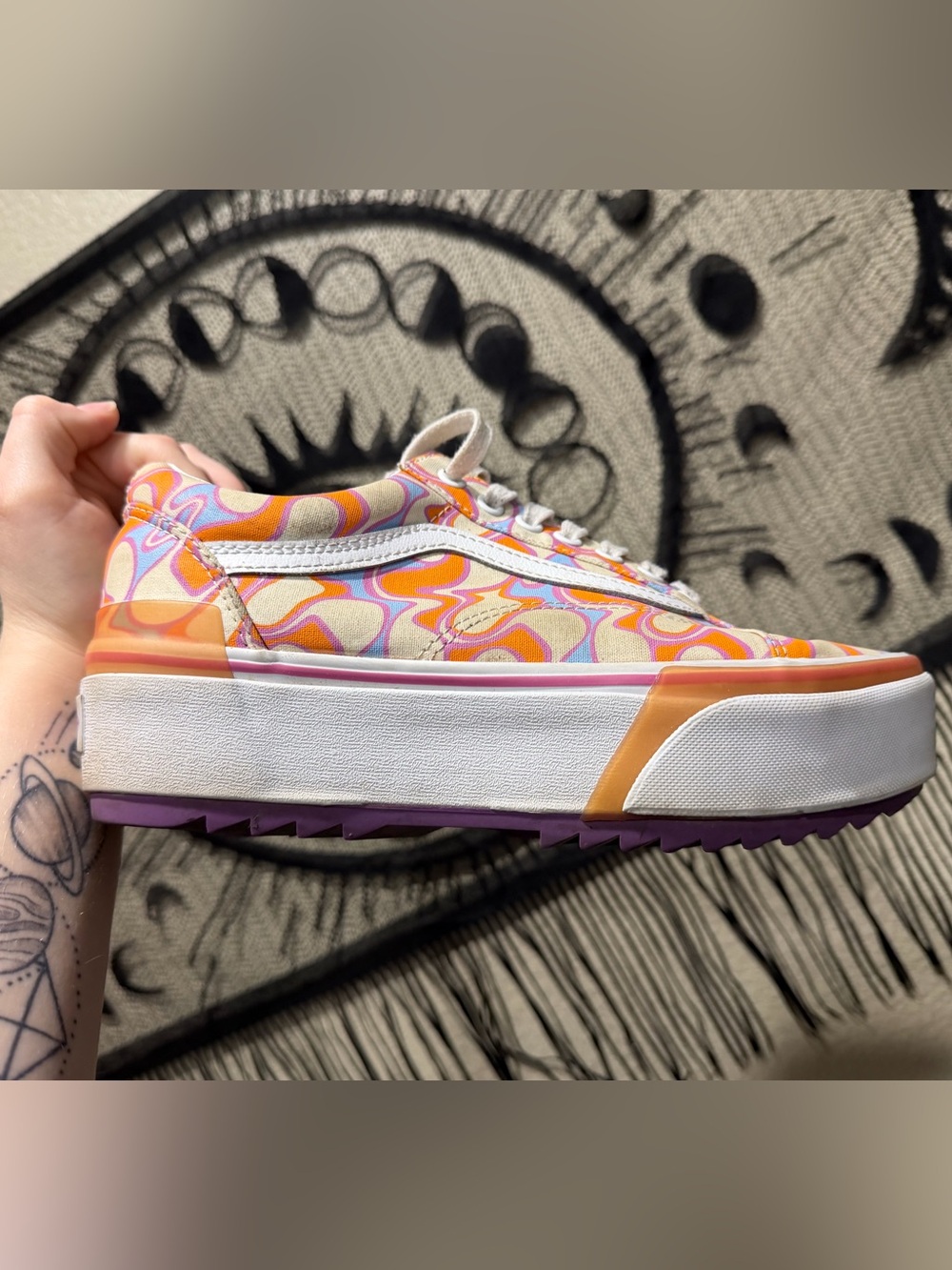 Vans old skool stackform UV ink limited edition